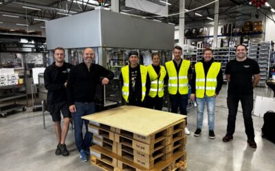 Ny WA-maskin på väg till Gäsene Mejeri